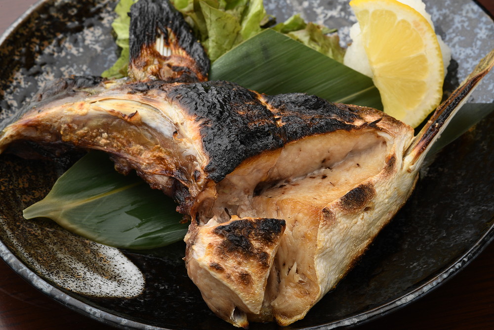 Roasted Gill Region of Japanese Amberjack